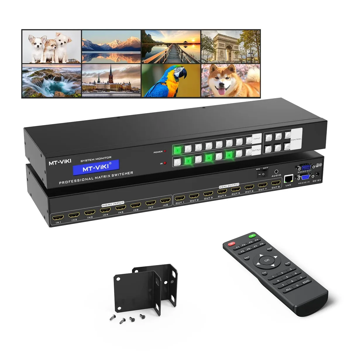 Vszerda Vszerda MT-HD88L 8X8 HDMI Matrix Switch 4K@30Hz — product photo