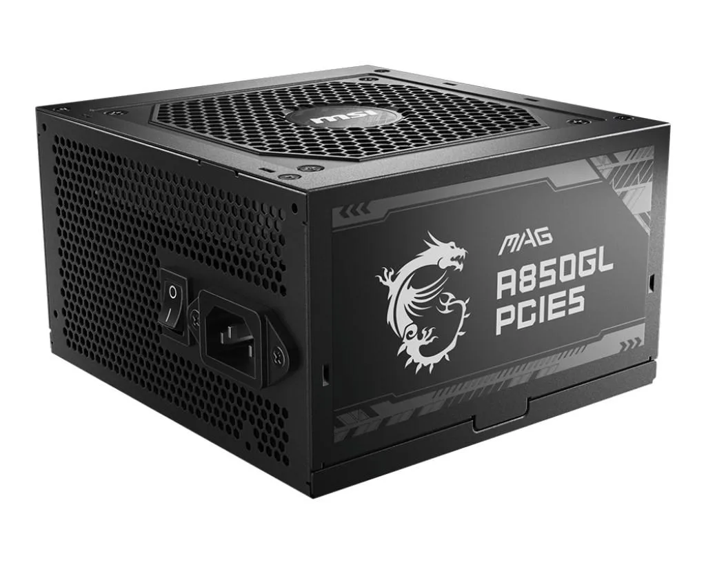 MSI MSI MAG A850GL 306-7ZP8A11-CE0 850 W power supply — product photo