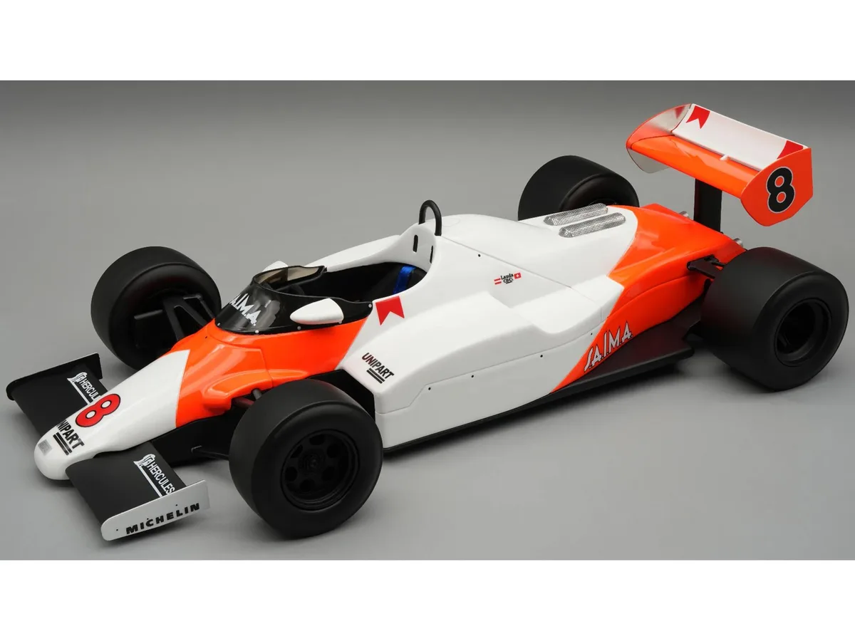 Tecnomodel Tecnomodel McLaren MP4/1C #8 Niki Lauda 2nd Place 1983 1/18 Mythos Series 40 pcs — product photo