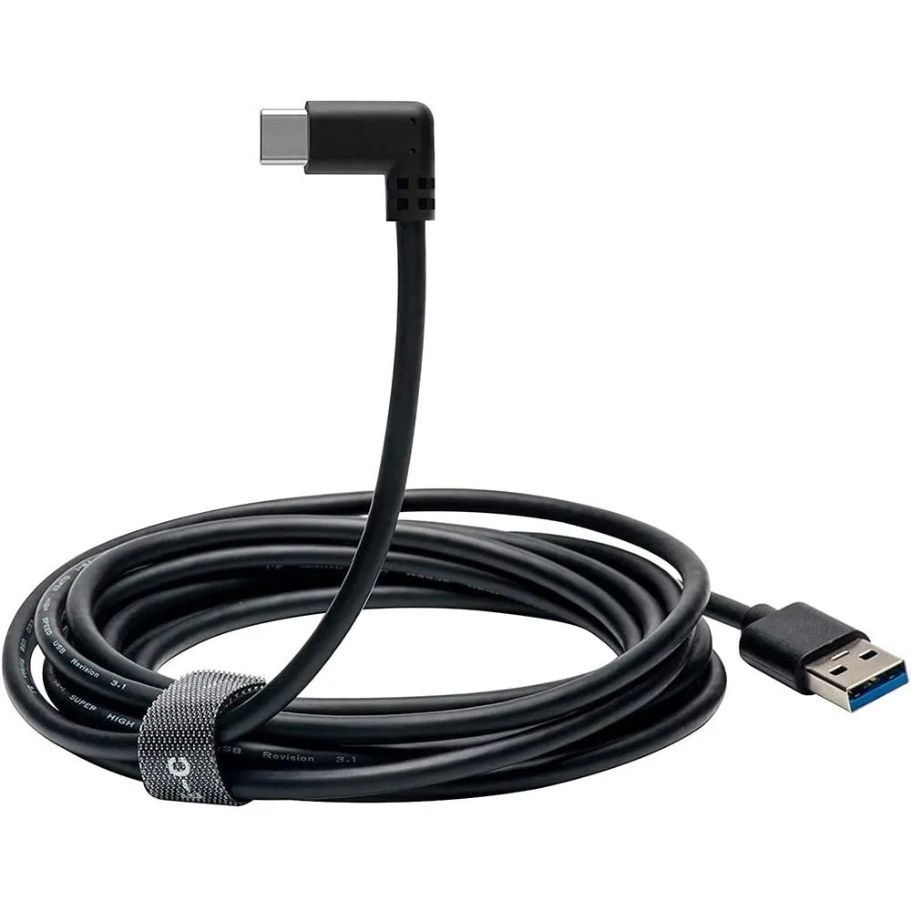 Hitoor Hitoor USB C Cable 16ft 90 Degree Thunderbolt 3 5Gbps — product photo