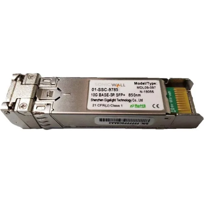SonicWall SonicWall 01-SSC-9785 10GBASE-SR SFP+ Transceiver 300m — product photo