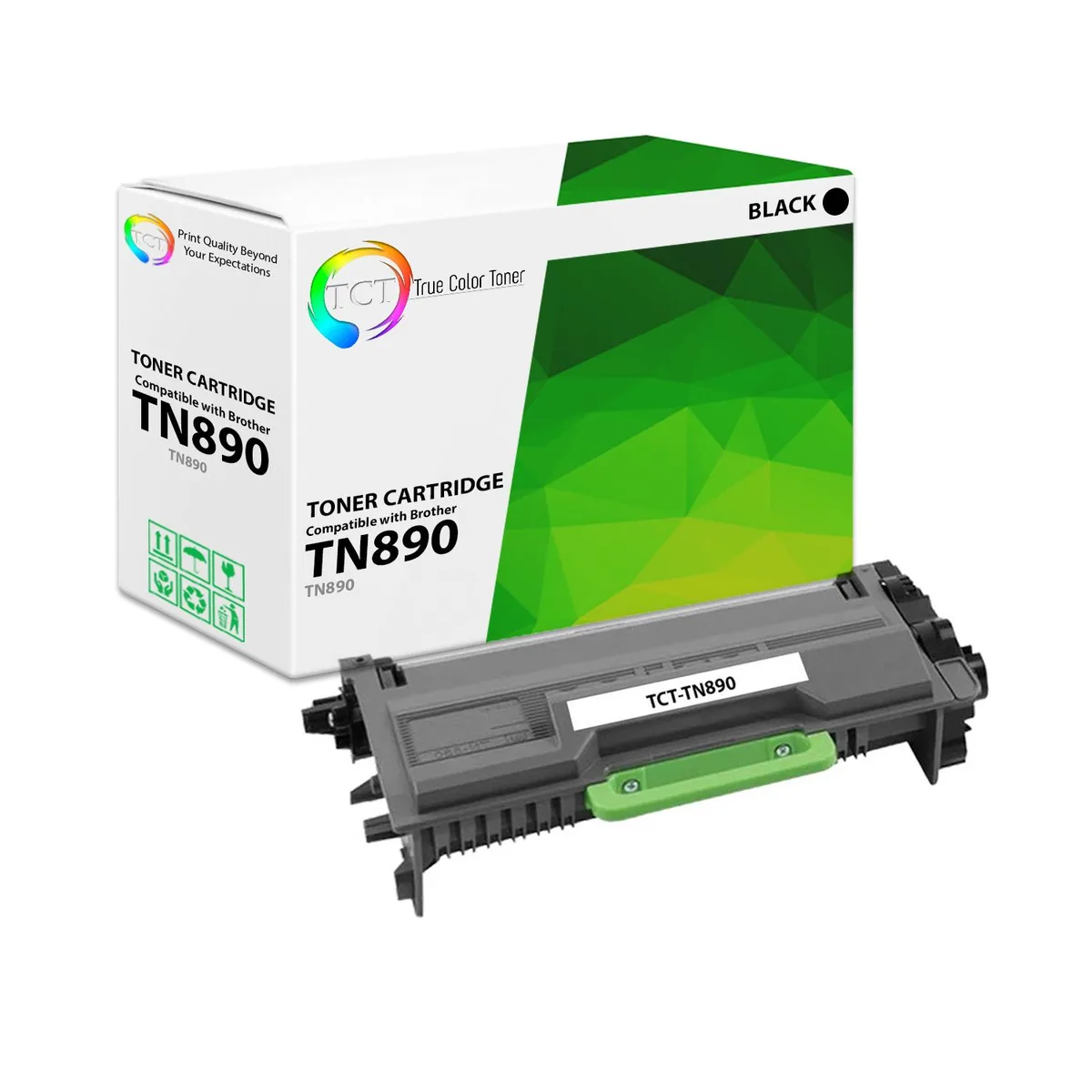 True Color Toner True Color Toner TCT-TN890 Black High Yield Toner Cartridge 15000 Pages — product photo