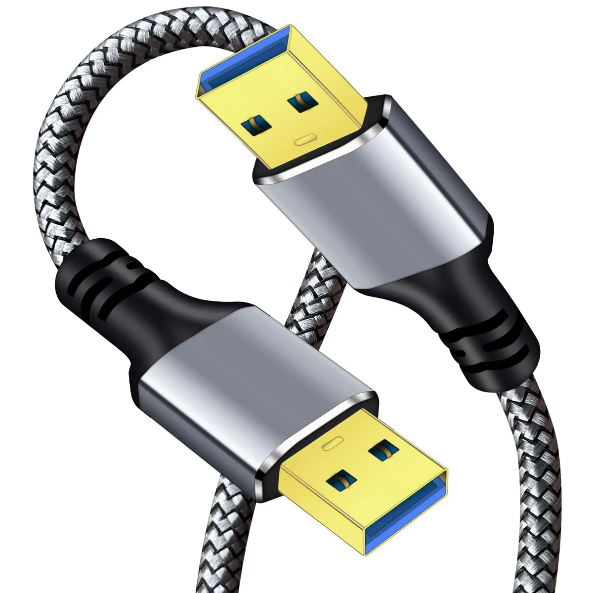 No Sew No Sew USB 3.0 Braided Male-to-Male Cable 3ft — product photo
