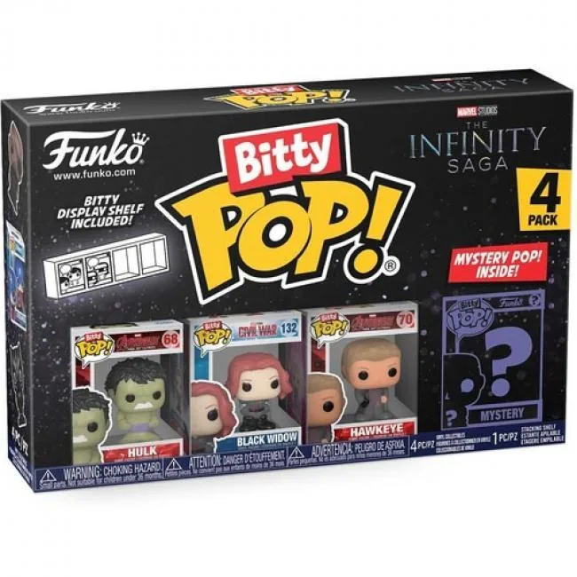 Funko Funko 71504 Bitty Pop! Marvel Hulk 4PK action figure — product photo