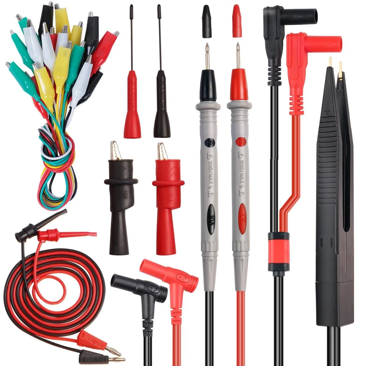 BFKK BFKK 19Pcs Multimeter Test Leads Set 1000V 10A CAT.II — product photo