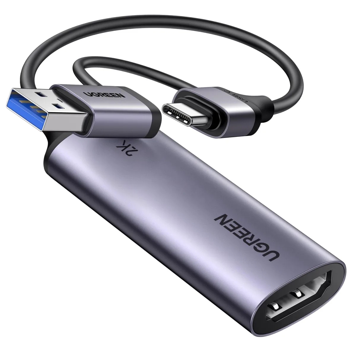  15389 2K@30Hz HDMI Capture Card USB 3.0 A/C — product photo