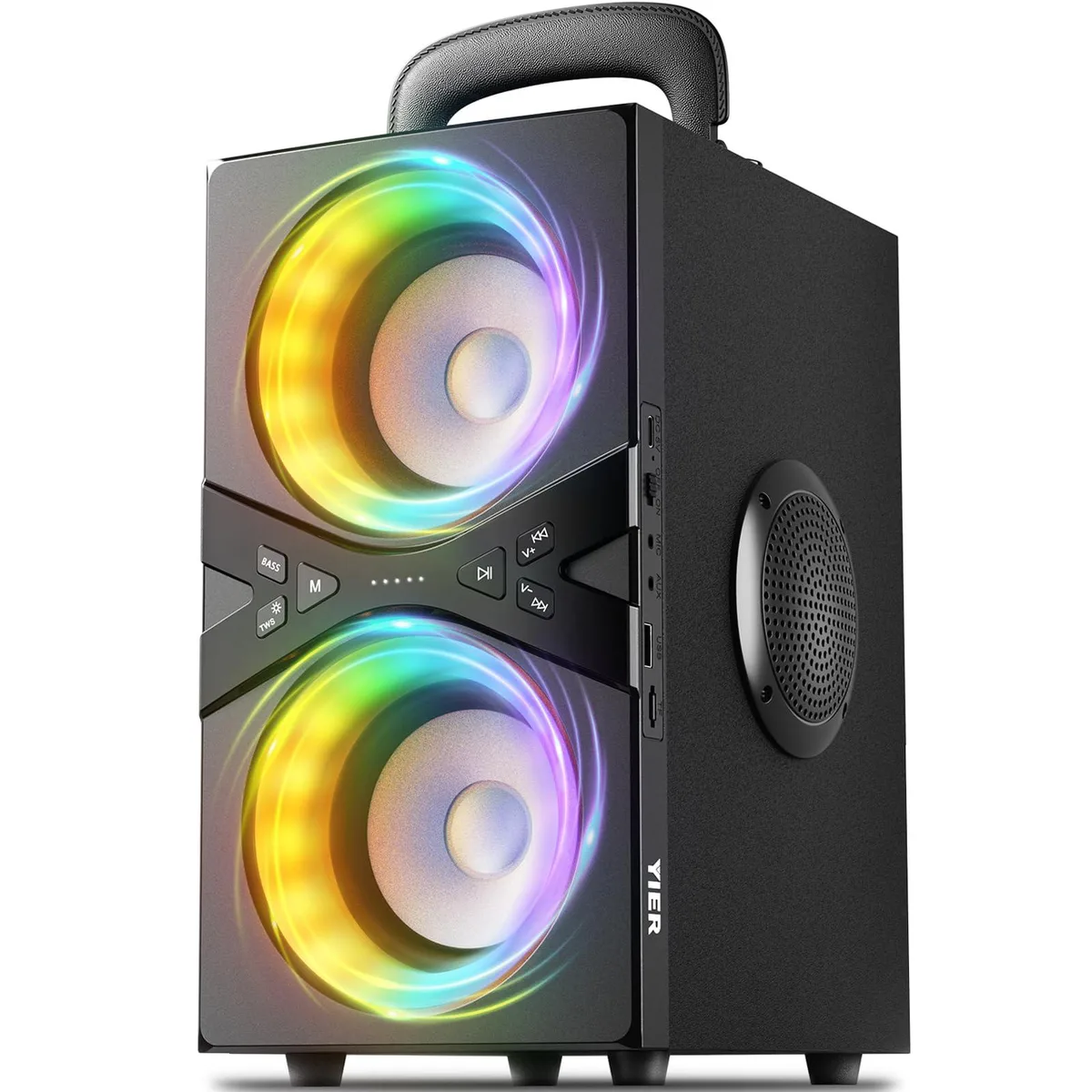 YIER BB-02-NEW portable speaker 80W 27Hz-120kHz Black — product photo