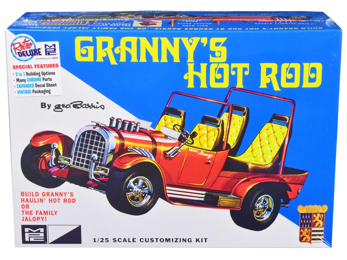 Mpc Mpc Skill 2 Granny's Hot Rod 2-in-1 1/25 Scale Model Kit 113 Parts — product photo