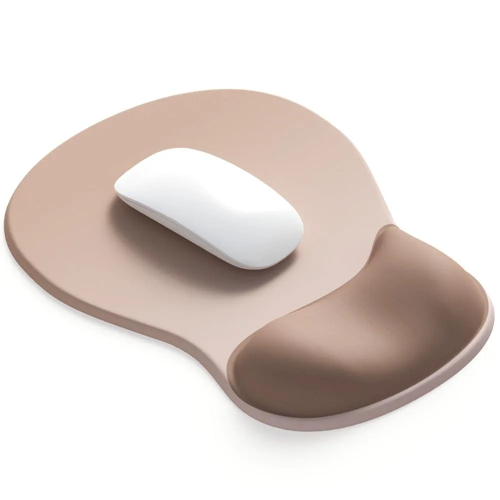  DEMON CHEST ErgoComfort Gel Wrist Rest Mouse Pad 06Mocha Sand 10.2 x 7.9 in — product photo