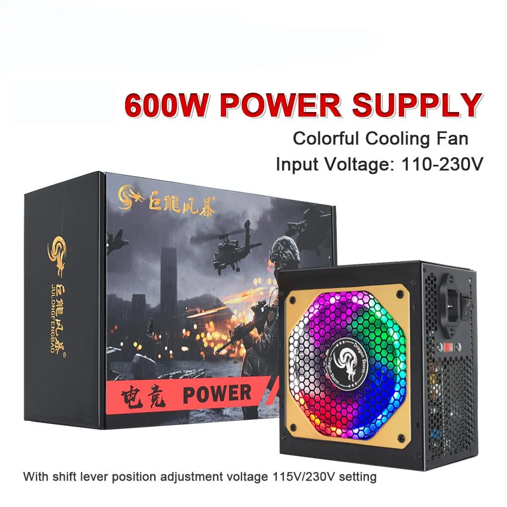 Lemincrash Lemincrash ATX-600W 600W 20+4Pin server power supply — product photo