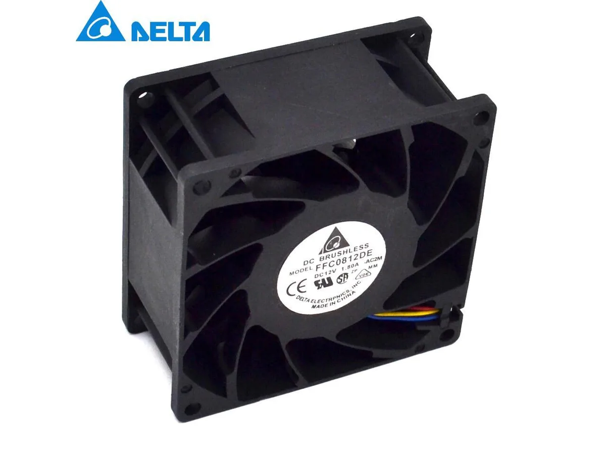 Fans Fans 8038 80mm 12V 1.8A dual ball case fan — product photo
