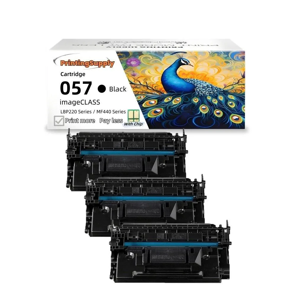 Aster Graphics Inc Aster Graphics Inc 3 Pack 057 Black Toner Cartridge — product photo