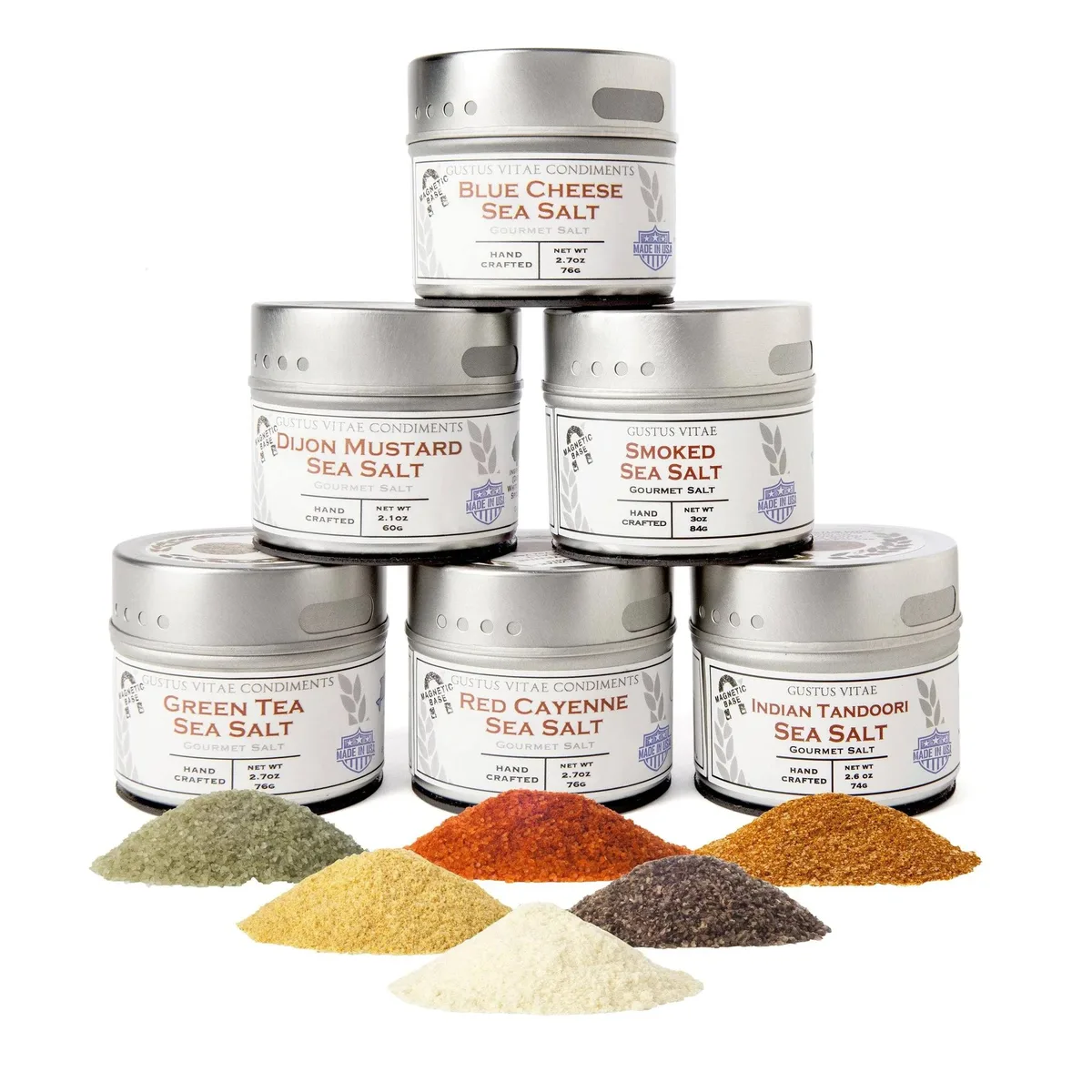 Gustus Vitae Condiments Gustus Vitae Condiments Painter's Palette Collection 6 Tins — product photo