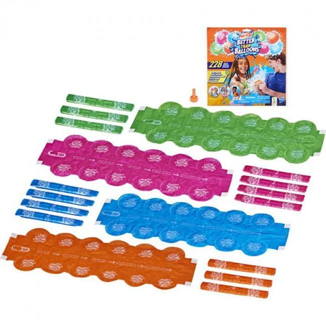 Nerf Nerf Better Than Balloons Water Toys 228 Pods 19 Sheets — product photo