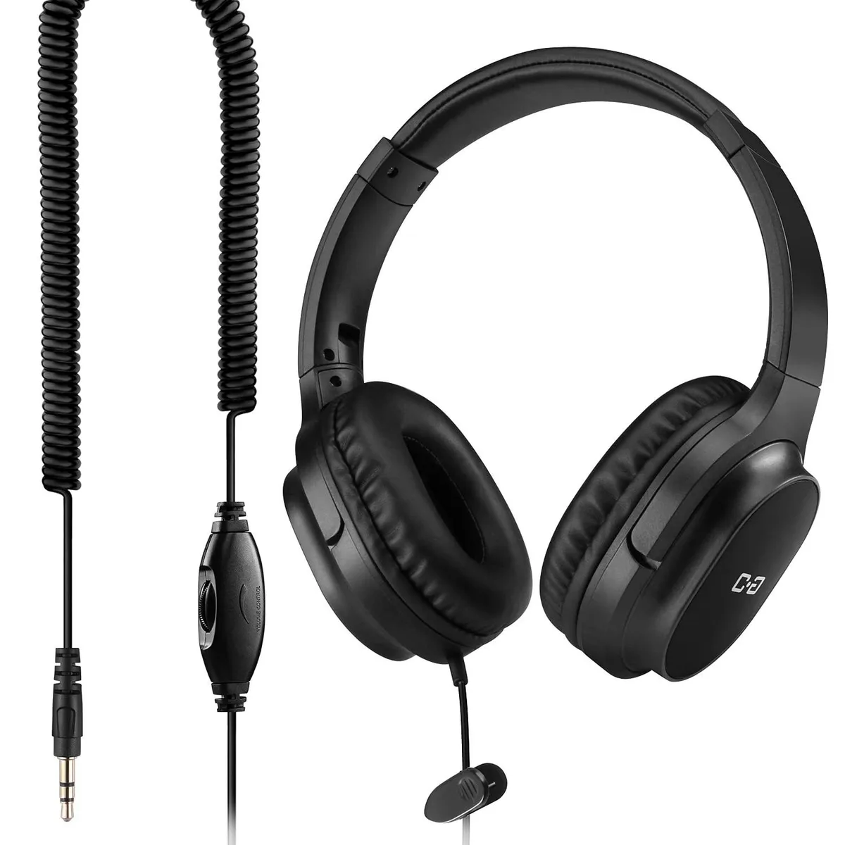 Bolton Technical Bolton Technical 2 in 1 accessory 18 ft coiled cord 3.5 mm 40 mm drivers — product photo