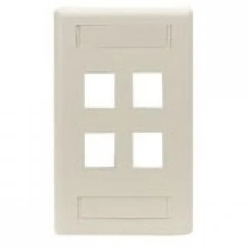 Black Box Corporation Black Box Corporation WPT476 4-port switch plate — product photo