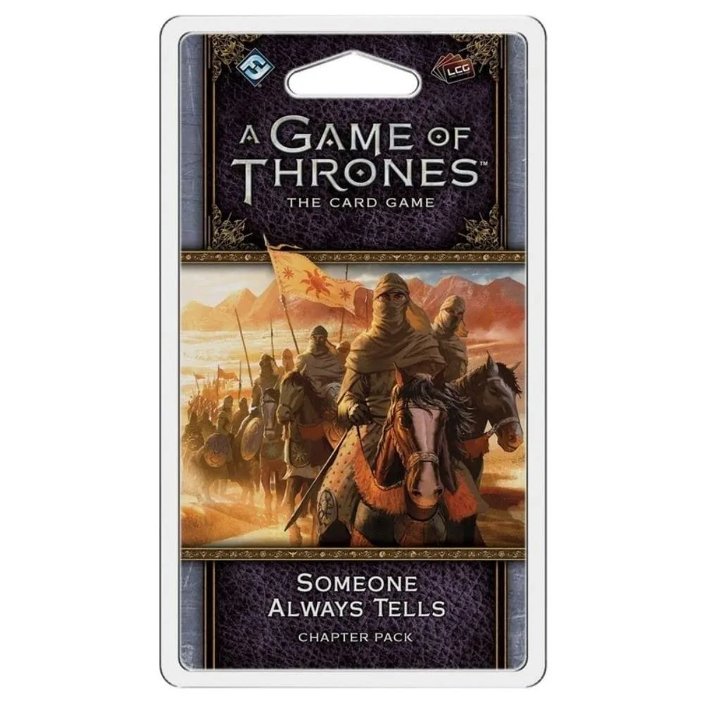 Asmodee North America Asmodee North America A Game of Thrones LCG Second Edition Someone Always Tells Chapter Pack game — product photo