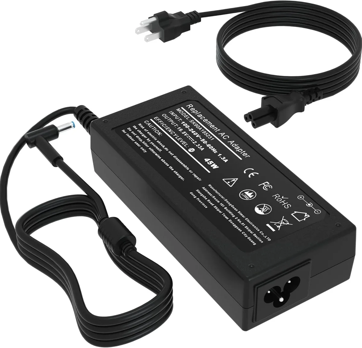 Blueskysea Blueskysea 741727-001 45W 19.5V 2.31A 4.5×3.0mm laptop AC adapter — product photo