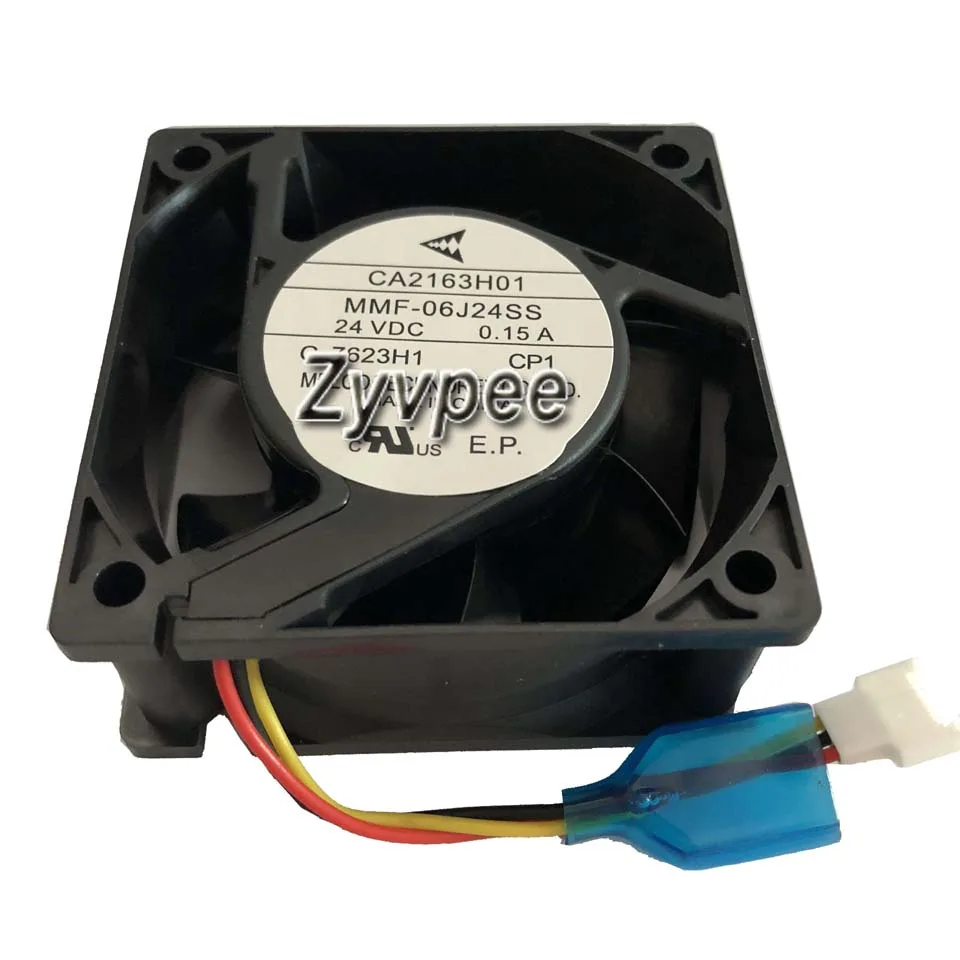 Zyvpee Zyvpee MMF-06J24SS CP1 60 mm 24 V .15 A 3-pin case fan — product photo