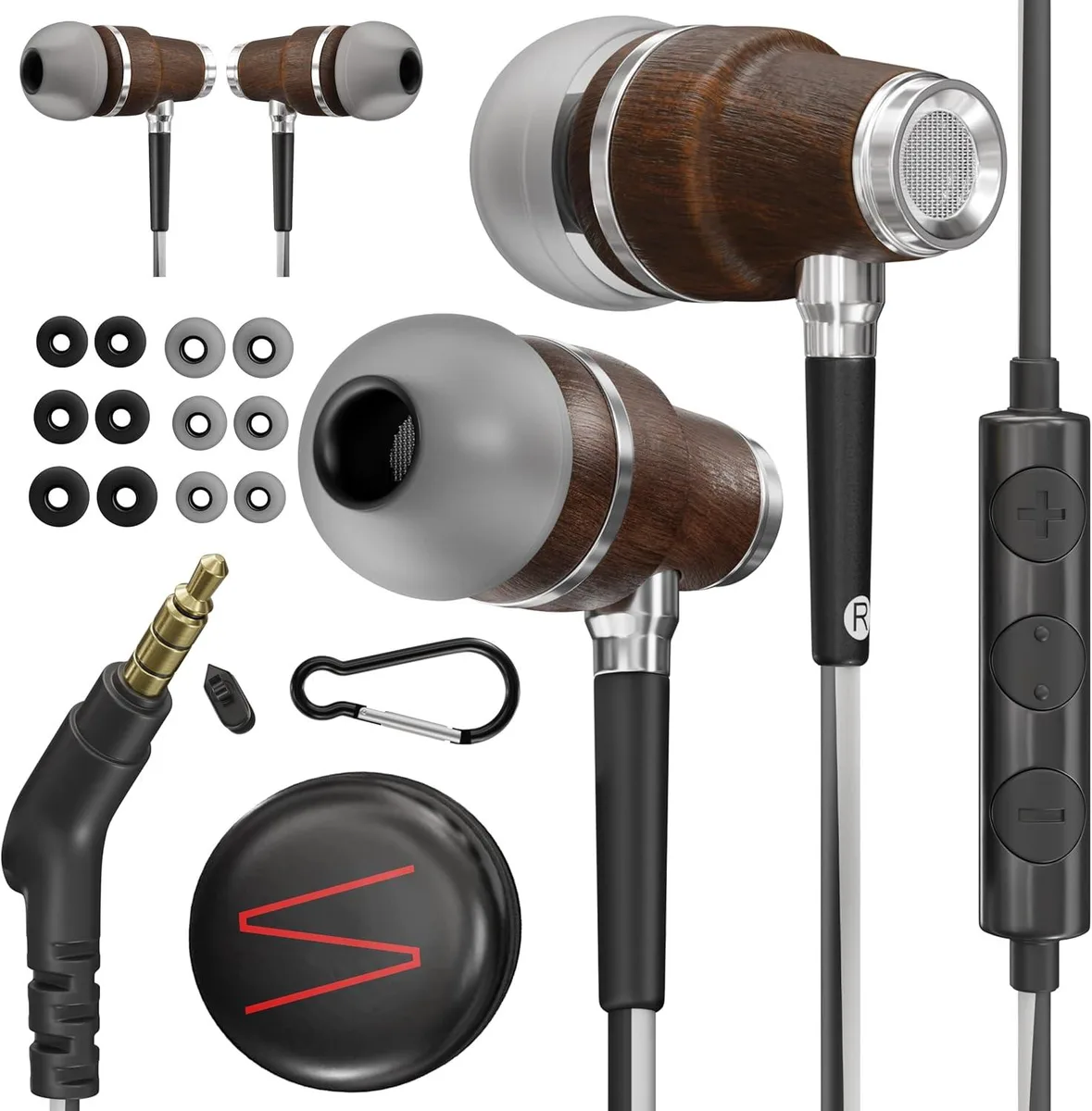 YINGHUA YINGHUA Symphonized NRG 3.0 Wired Earbuds 3.5 mm 90% Noise Cancelling 12 Tips — product photo