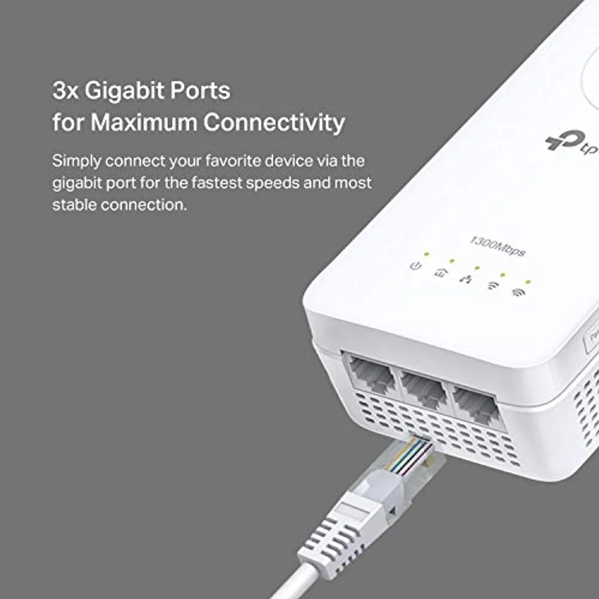 TP-Link TP-Link AV1300 Powerline WiFi Extender TL-WPA8631P KIT powerline networking — product photo