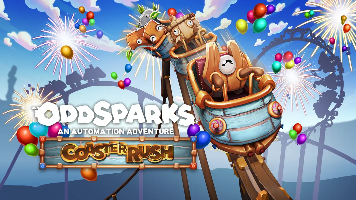 Handy Games Handy Games 86805 Oddsparks: An Automation Adventure - Coaster Rush DLC downloadable game — product photo