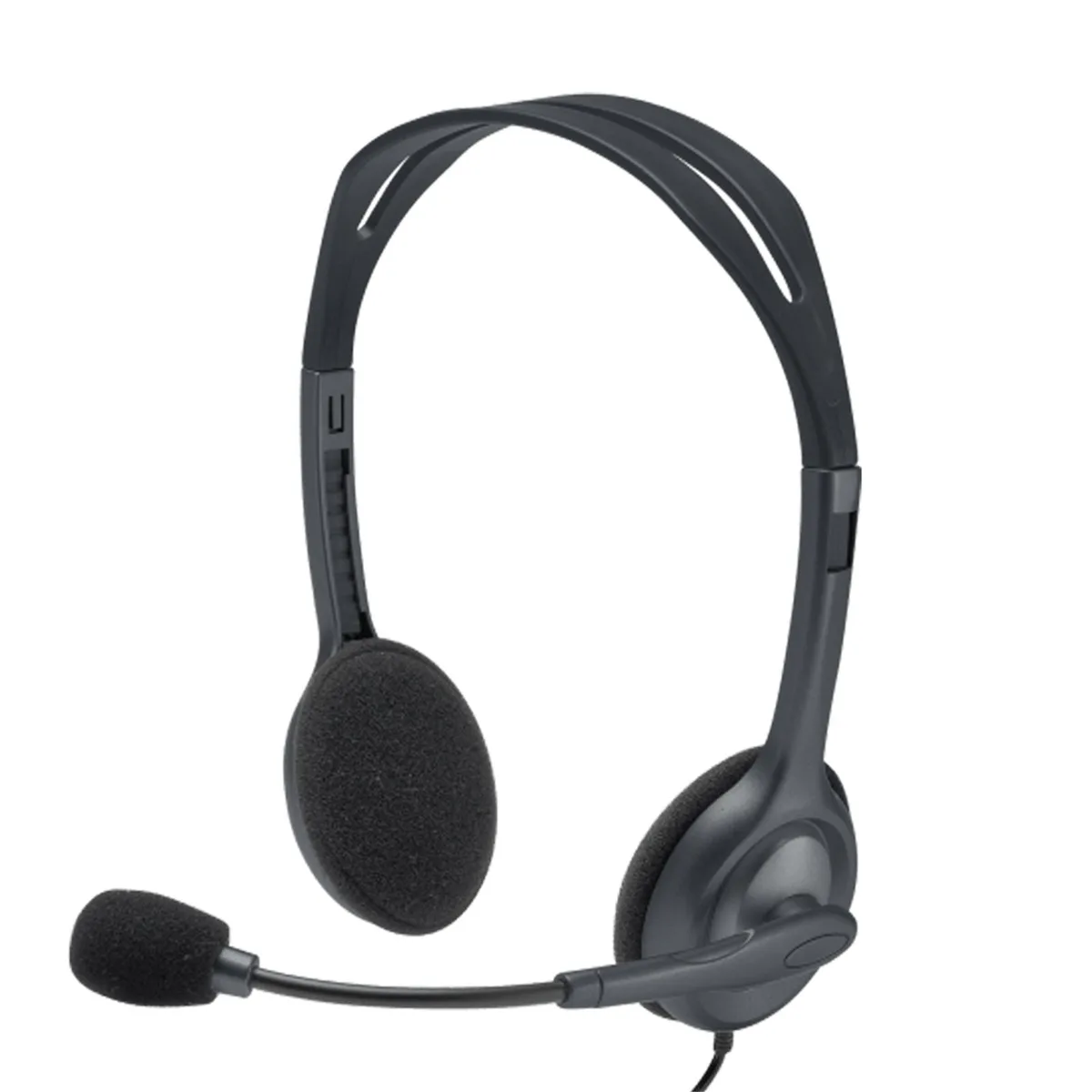 Logitech Logitech H110 Wired Stereo Headset 3.5 mm Black — product photo