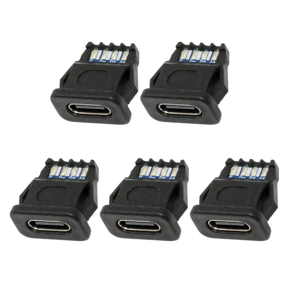 Fervit Fervit USB-C Female to 6-Pin Connector 5-Pack IP67 20V 65W 2.0 480Mbps — product photo