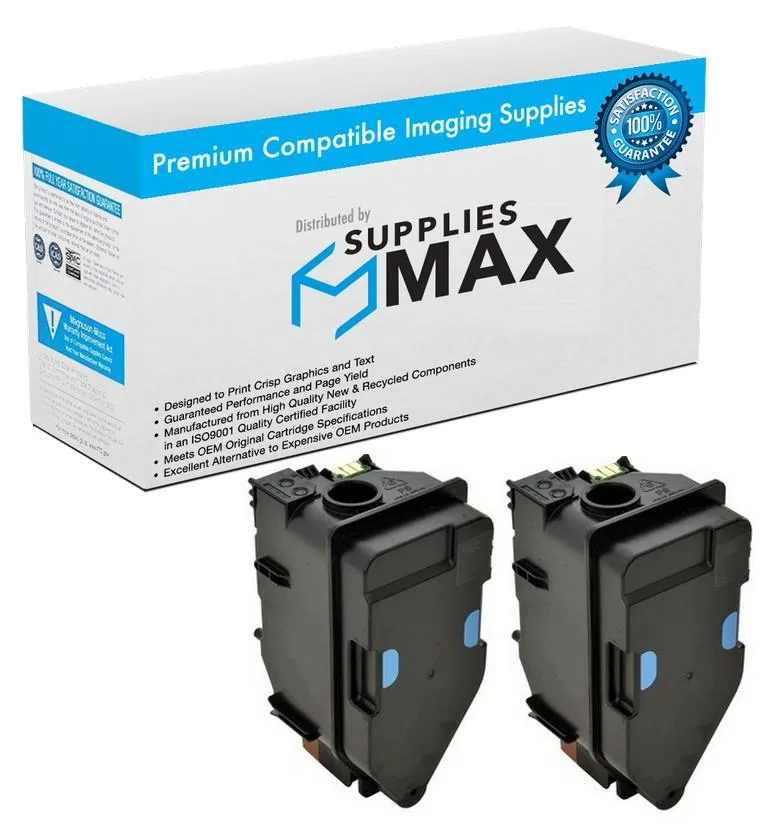 SuppliesMax SuppliesMax KNMAAJW130_2PK Black Toner Cartridge 2 Pack 13000 Pages — product photo