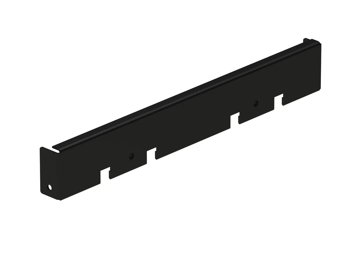Vertiv VRA1030 cable ladder rack accessory in black metal finish
