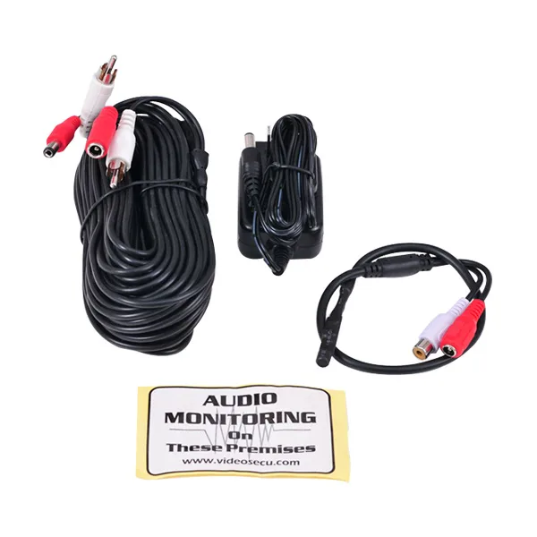 VideoSecu VideoSecu MIC01CPK50 Preamp Microphone Power and Cable Kit — product photo