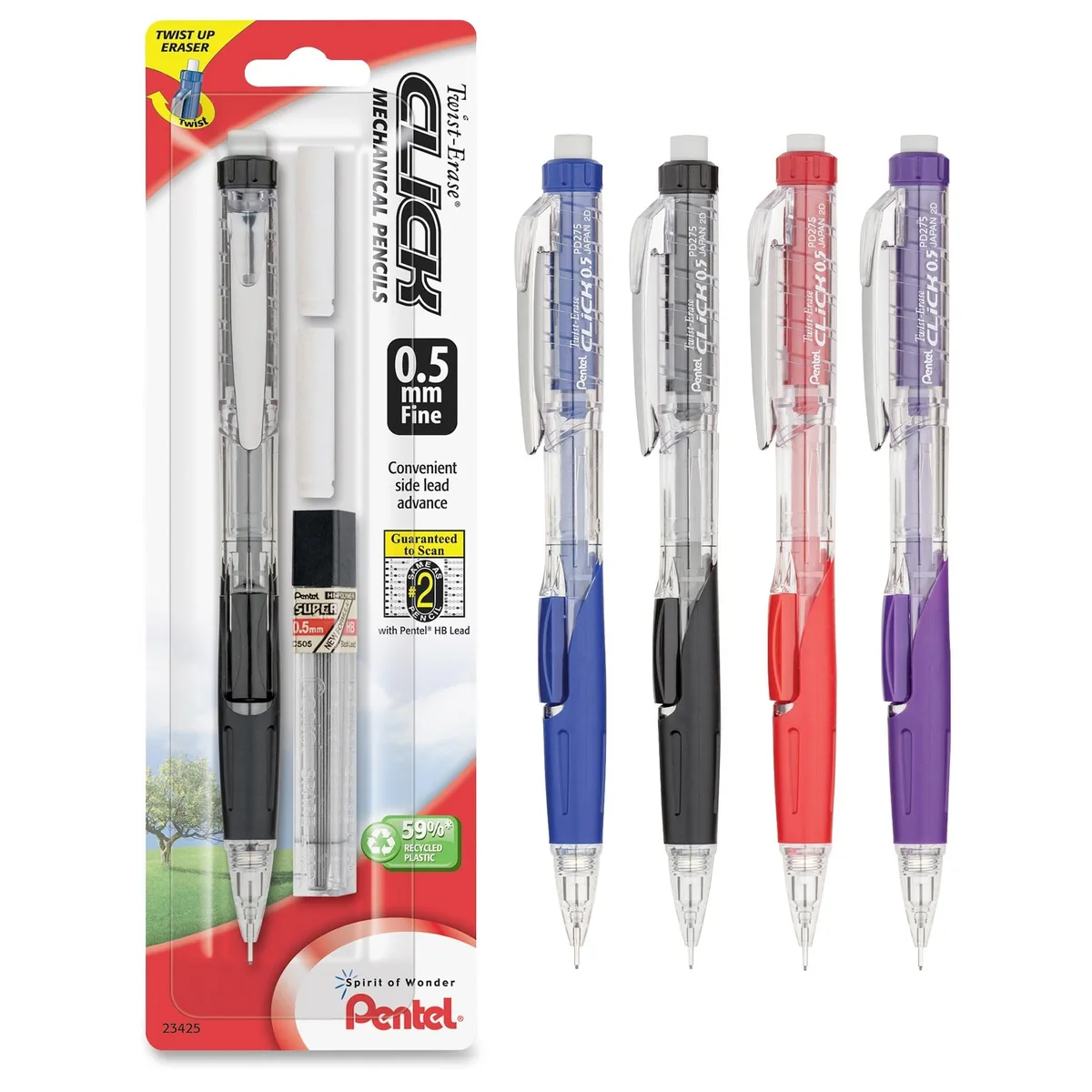 Pentel of America, Ltd. Pentel of America, Ltd. PD275TLEBP 0.5 mm Mechanical Pencil — product photo