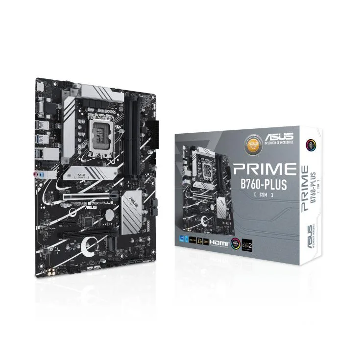 ATX motherboard dark PCB silver heatsinks RGB headers
