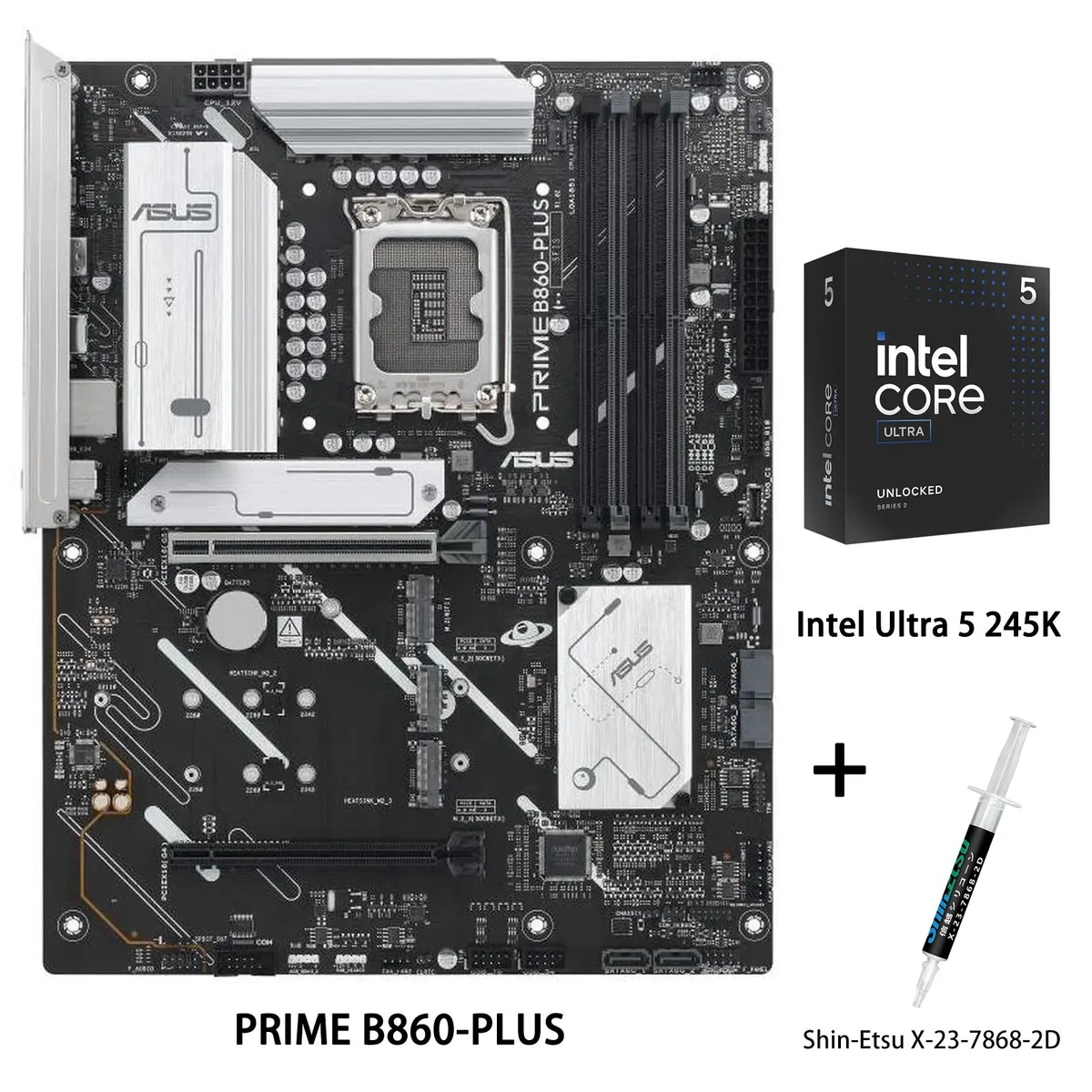 ASUS ASUS PRIME B860-PLUS + Ultra 5 245K Combo — product photo