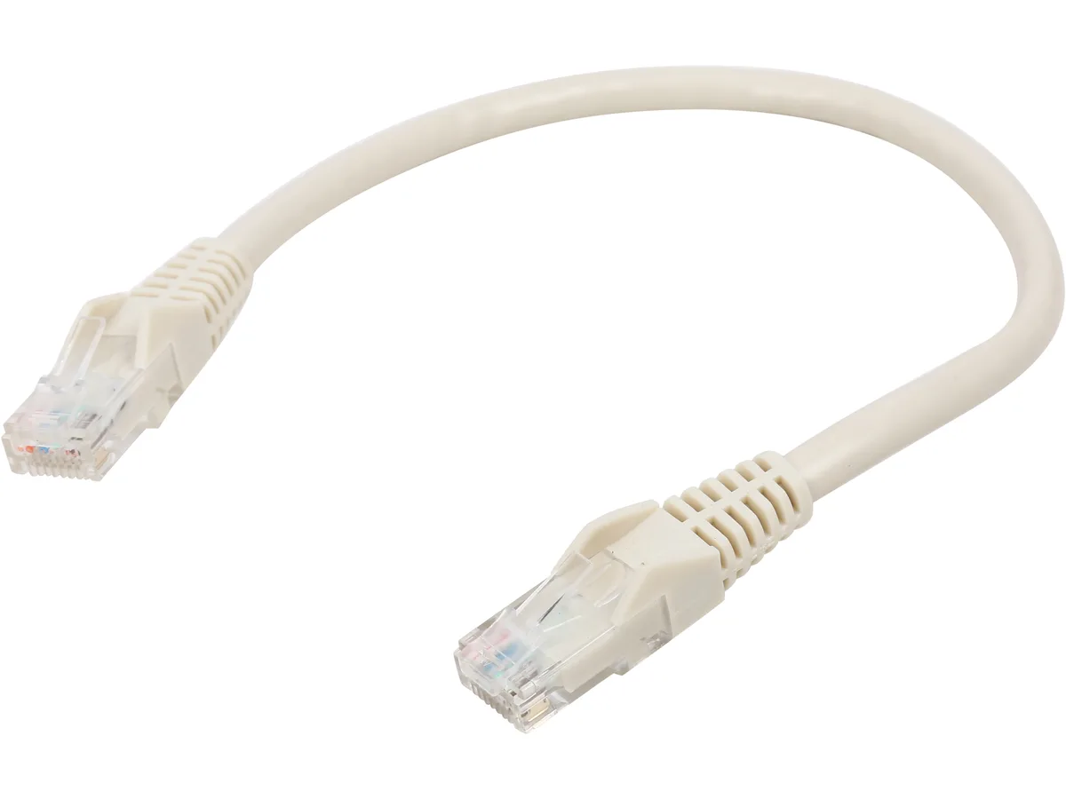 Tripp Lite Tripp Lite N201-001-WH 1 ft Cat6 network ethernet cable — product photo