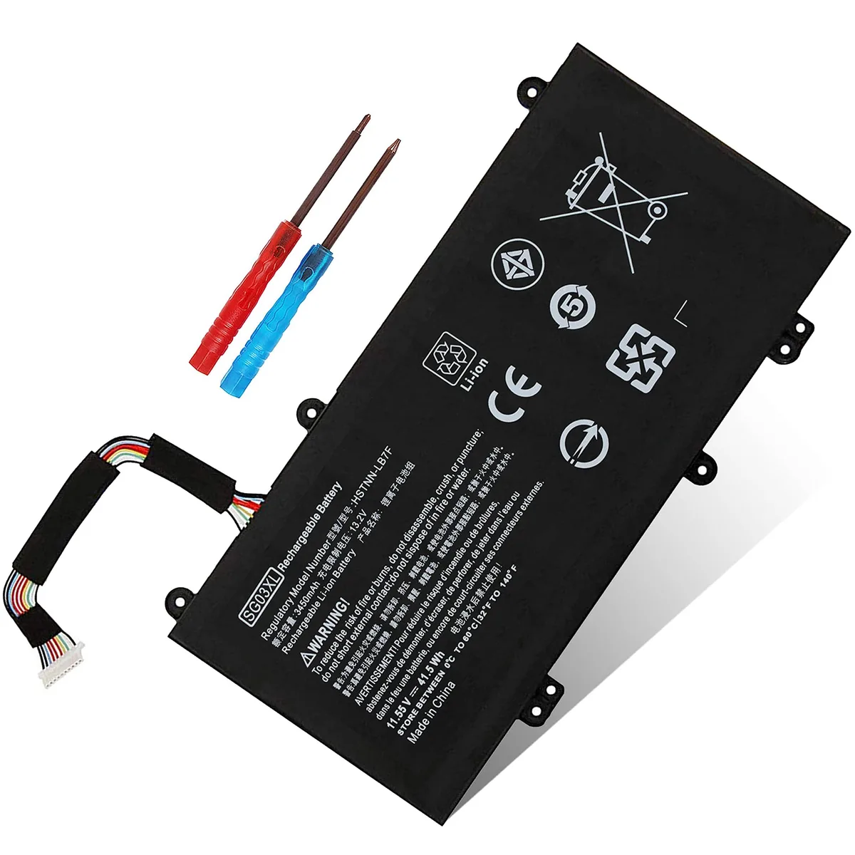 LXHY LXHY SG03XL 41.5Wh 11.55V laptop battery — product photo