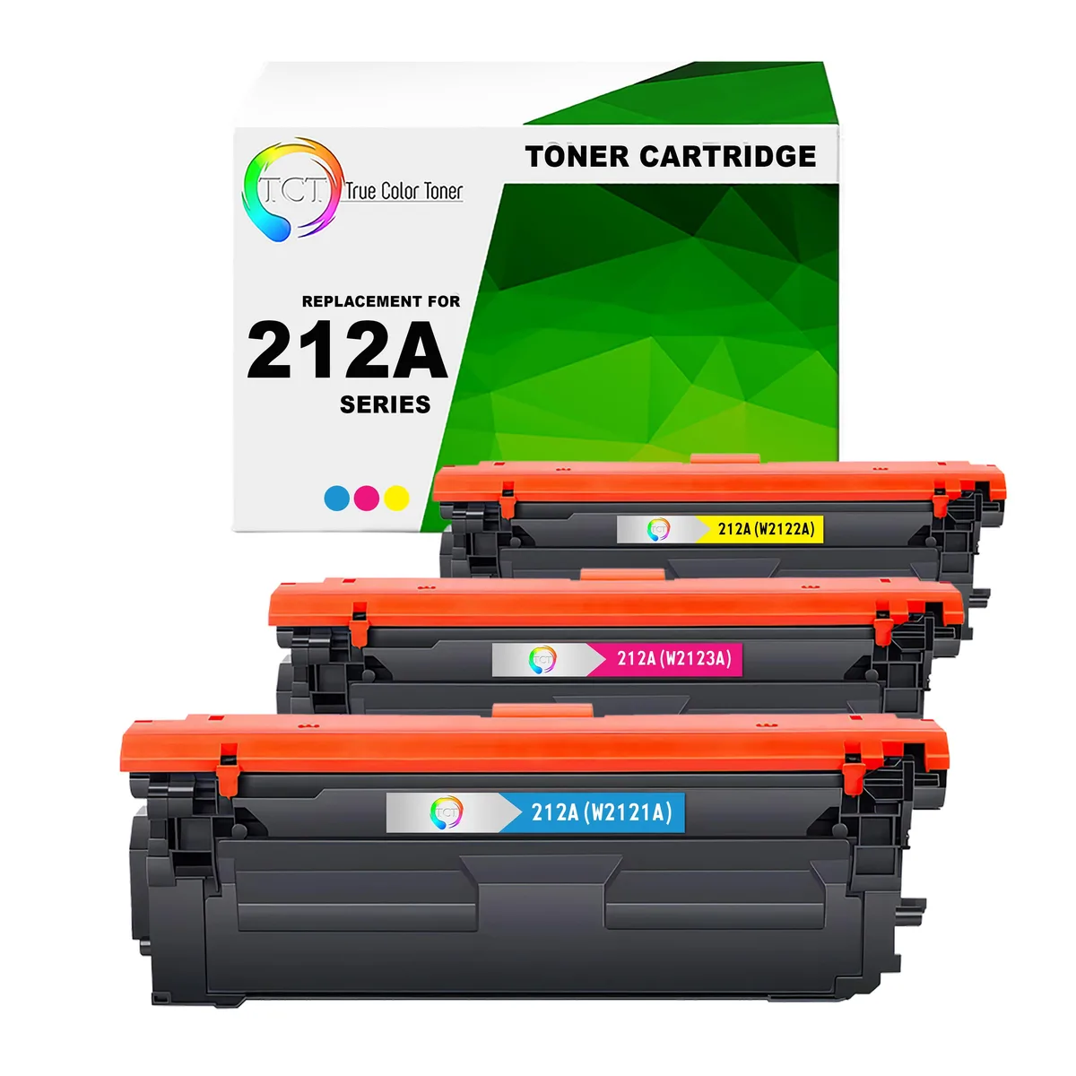 True Color Toner True Color Toner 212A 3-pack toner cartridges 4500 pages — product photo