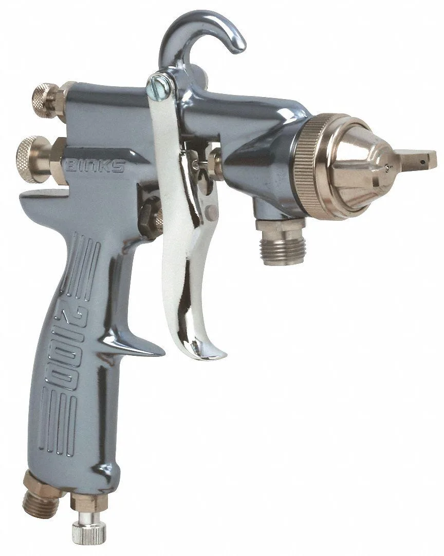 Binks conventional pressure sprayer, transparent finish, 0.046 in nozzle