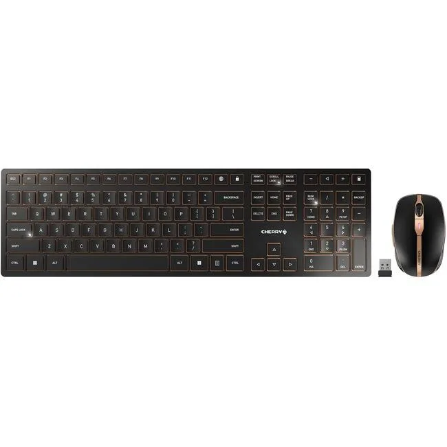 Cherry Cherry JD-9100US-2 DW 9100 Slim keyboard 104-key Bluetooth 4.0 2.4 GHz — product photo