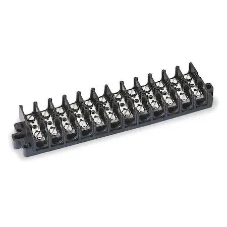 Value Brand Value Brand Terminal Strip 12 Pole 2 Row 60 A 600 V 6 AWG Screw — product photo