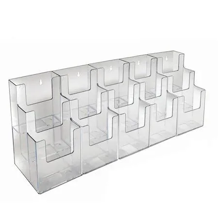 Azar Displays Azar Displays 252819 Tri-Fold Brochure Counter Display 15 Pockets — product photo