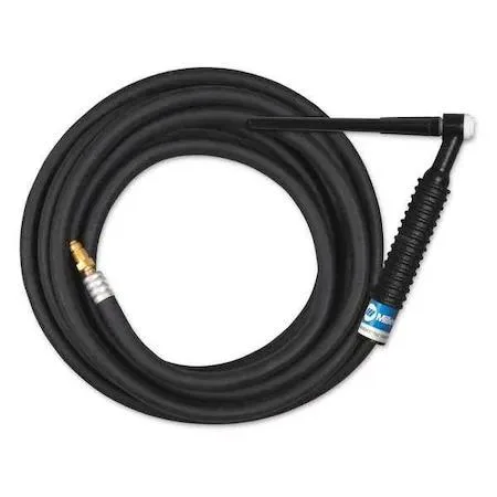 Miller Weldcraft WP-9 TIG torch kit with 12-1/2 ft rubber cable and A-125 components