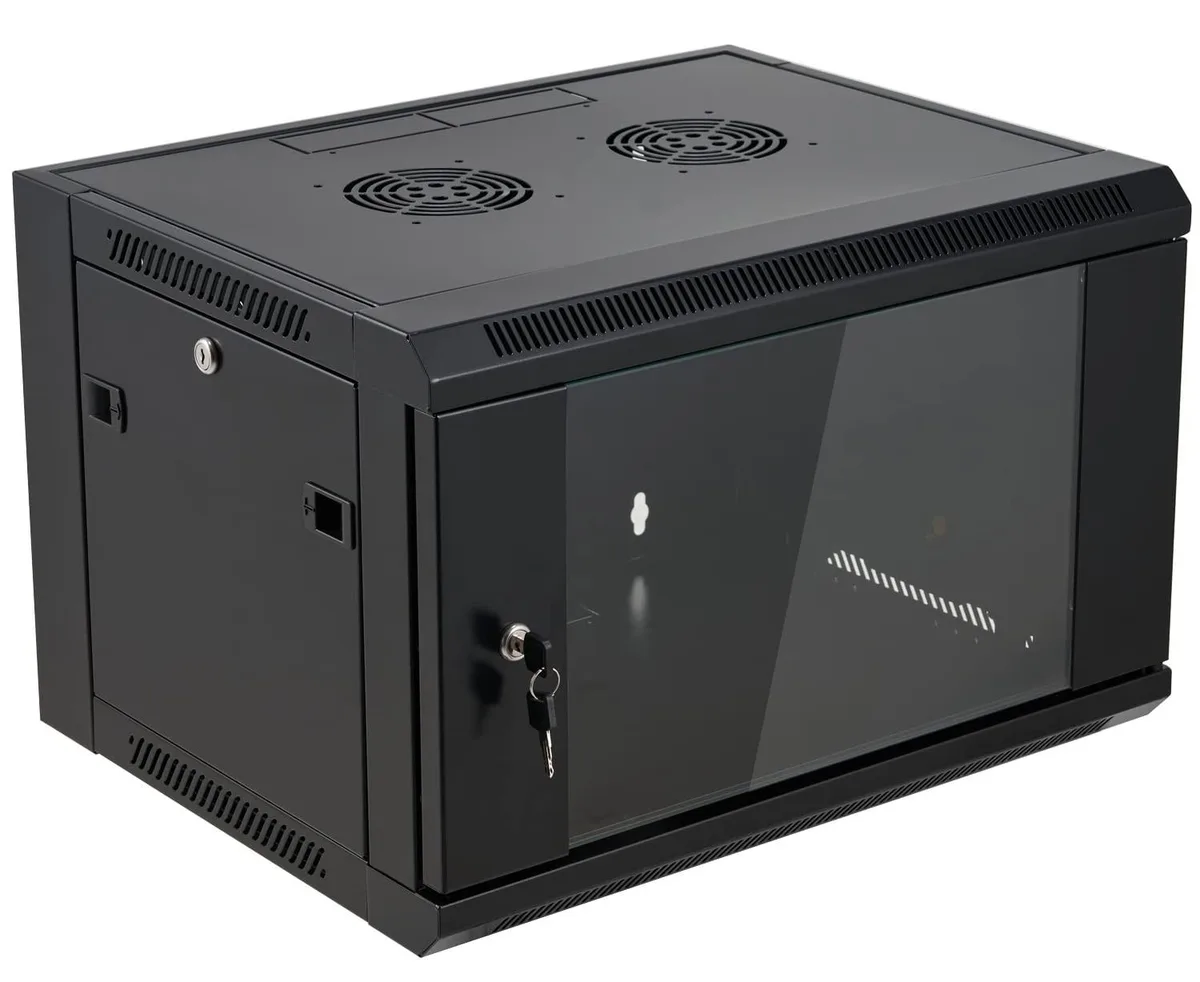 Alphacool Alphacool 2 in 1 accessory 6U wall mount cabinet 14.3" H x 22.4" W x 17.7" D 133lbs — product photo
