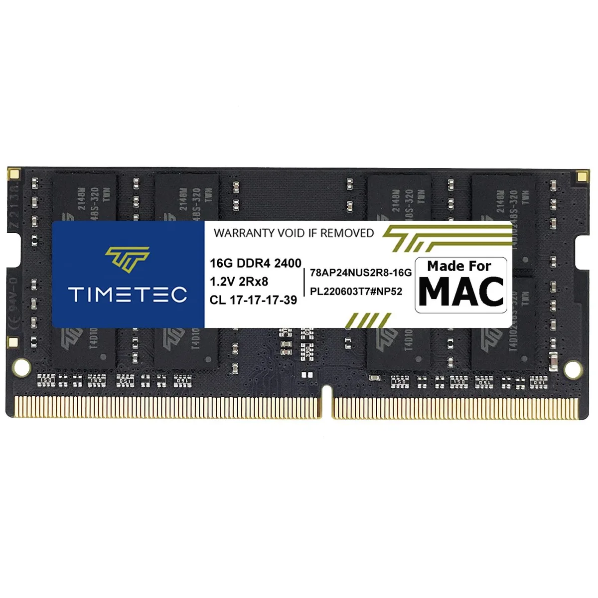 Timetec Timetec MR-H16D424S7E 16GB DDR4 2400 CL17 SODIMM laptop RAM — product photo