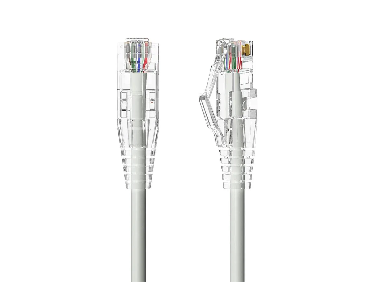 Cable Leader Cable Leader 3ft Cat6a Ethernet Cable Slim 4.0mm 28AWG Gray — product photo