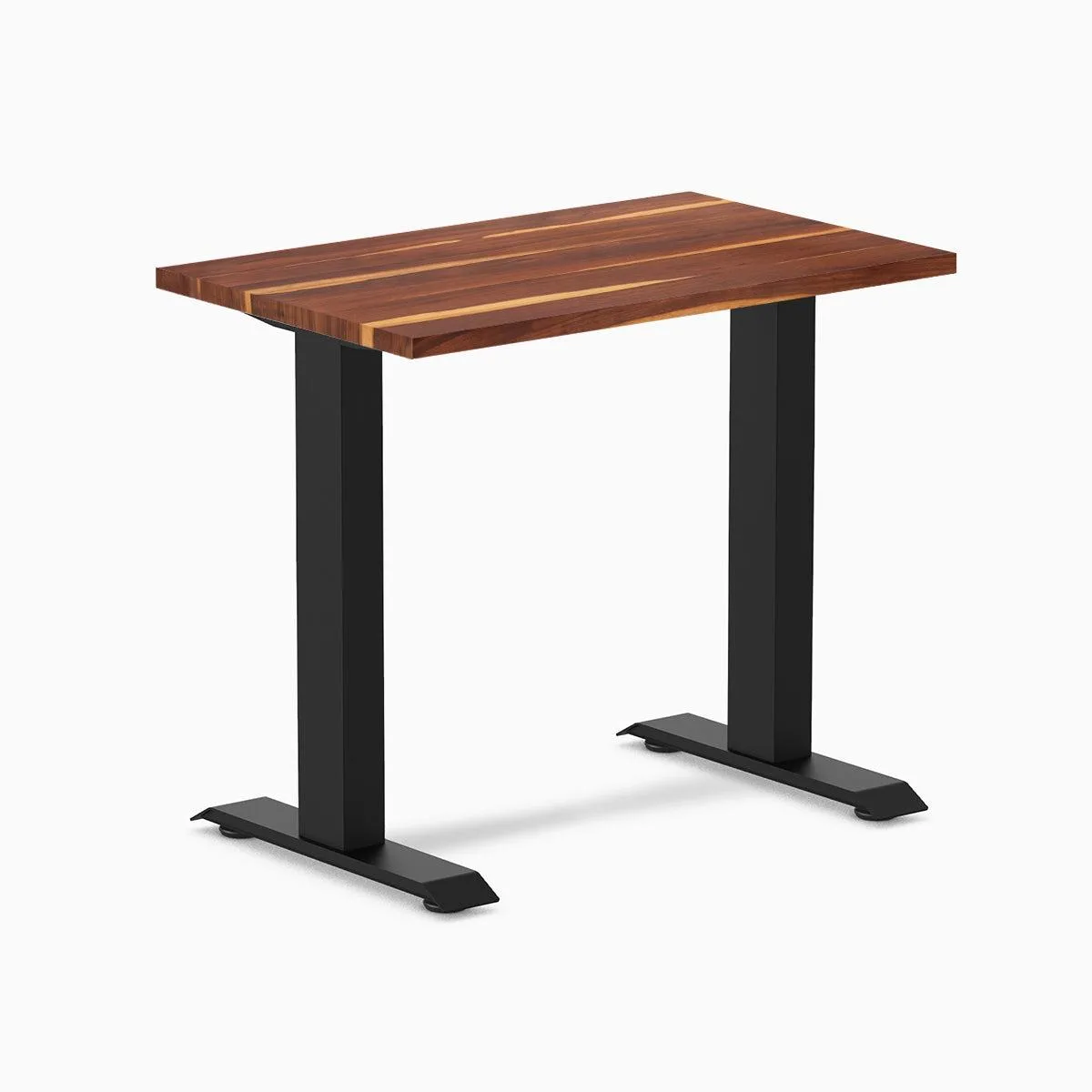 Desky Desky Zero Mini Hardwood Office Desk Pheasantwood 32 x 20 in Matte Black — product photo