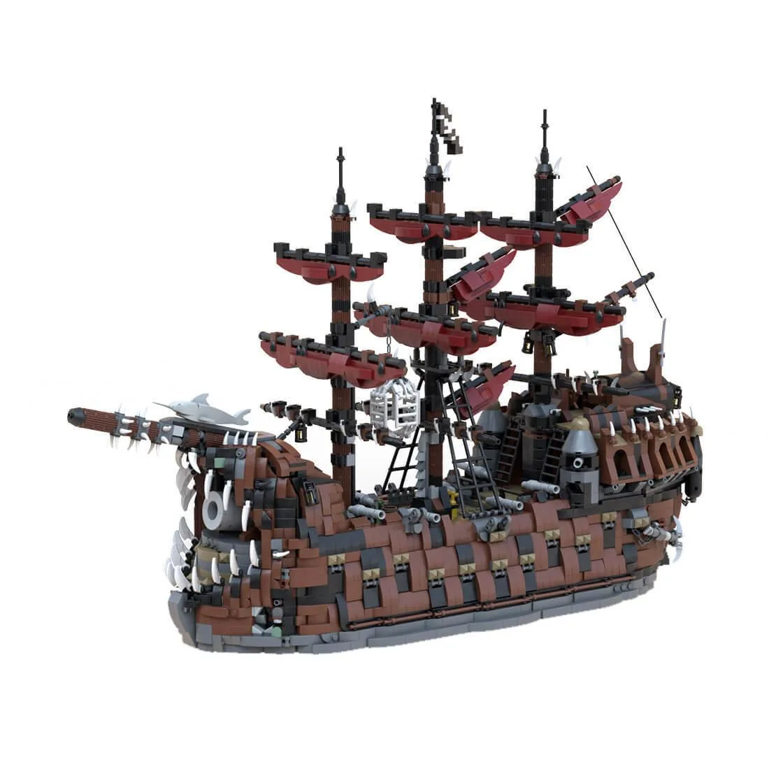 ZITIANYOUBUILD ZITIANYOUBUILD MOC-165091 Medieval Pirate Ship 5845PCS — product photo