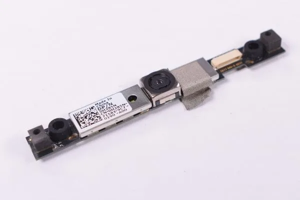 Small rectangular Dell webcam module, silver finish, part H285N