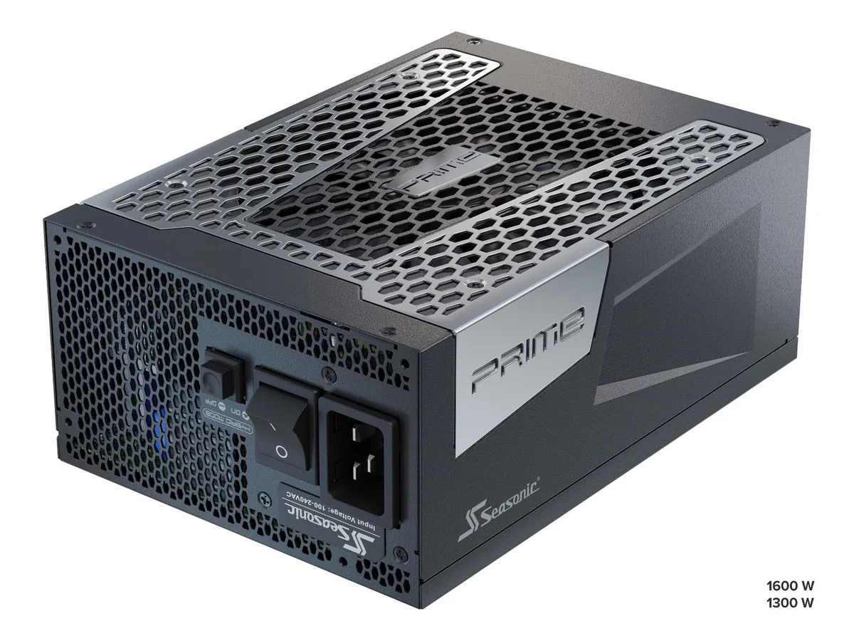 Seasonic Seasonic PRIME TX-1600 1600W 80+ Titanium ATX power supply — product photo