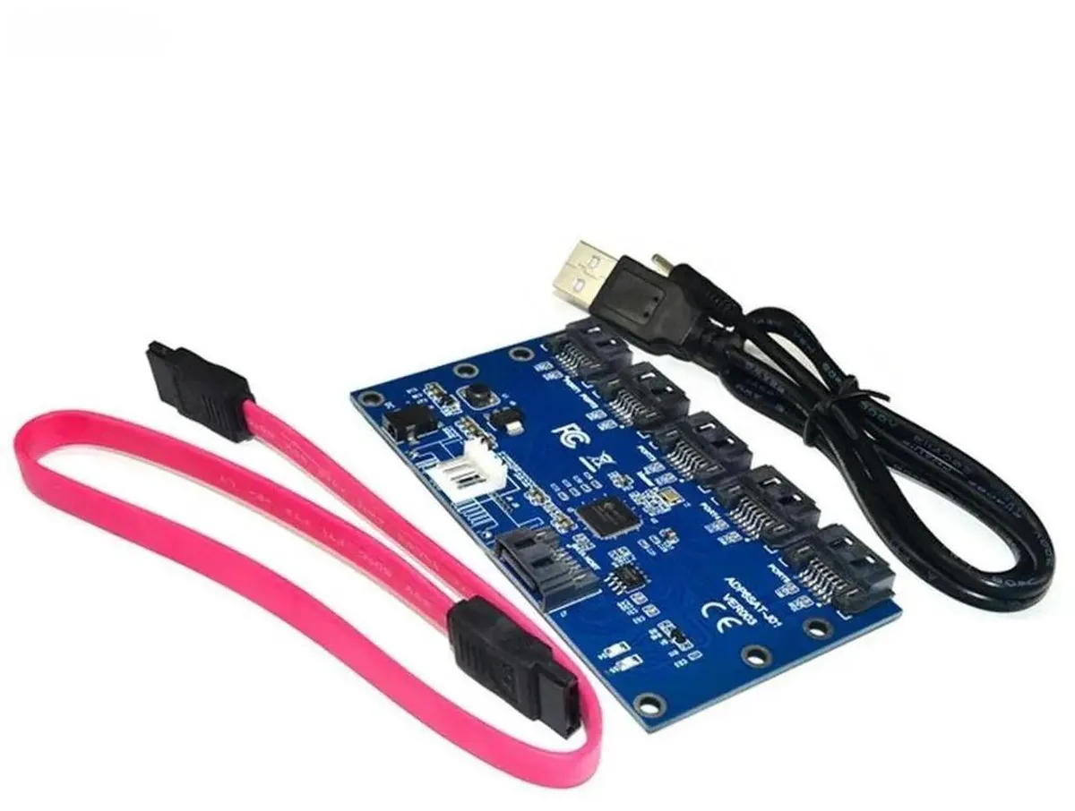 Vszerda Vszerda 1 to 5 Port SATA 3.0 Expansion Card — product photo